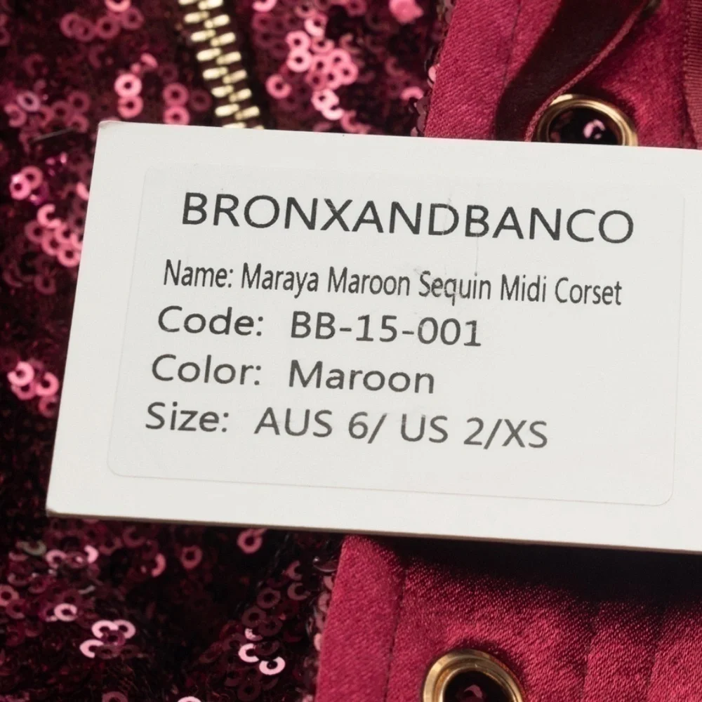 Bronx‎ and Banco Maraya Sequin Strapless Midi Dress